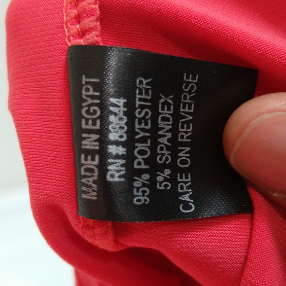 JM studio by John Meyer women's coral colorful plus size two pieces set dress - Picture 14 of 14